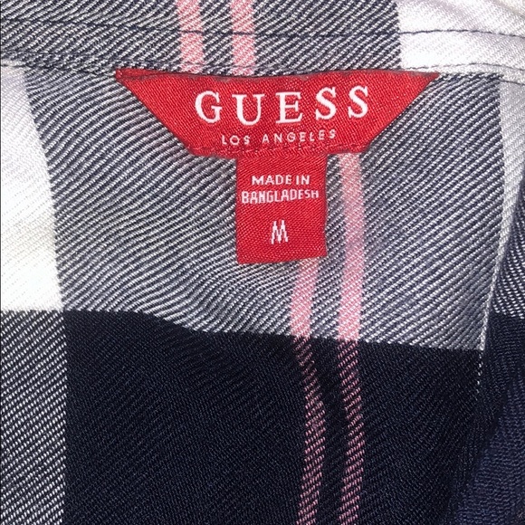 Guess Plaid Button Up Shirt - Picture 6 of 6